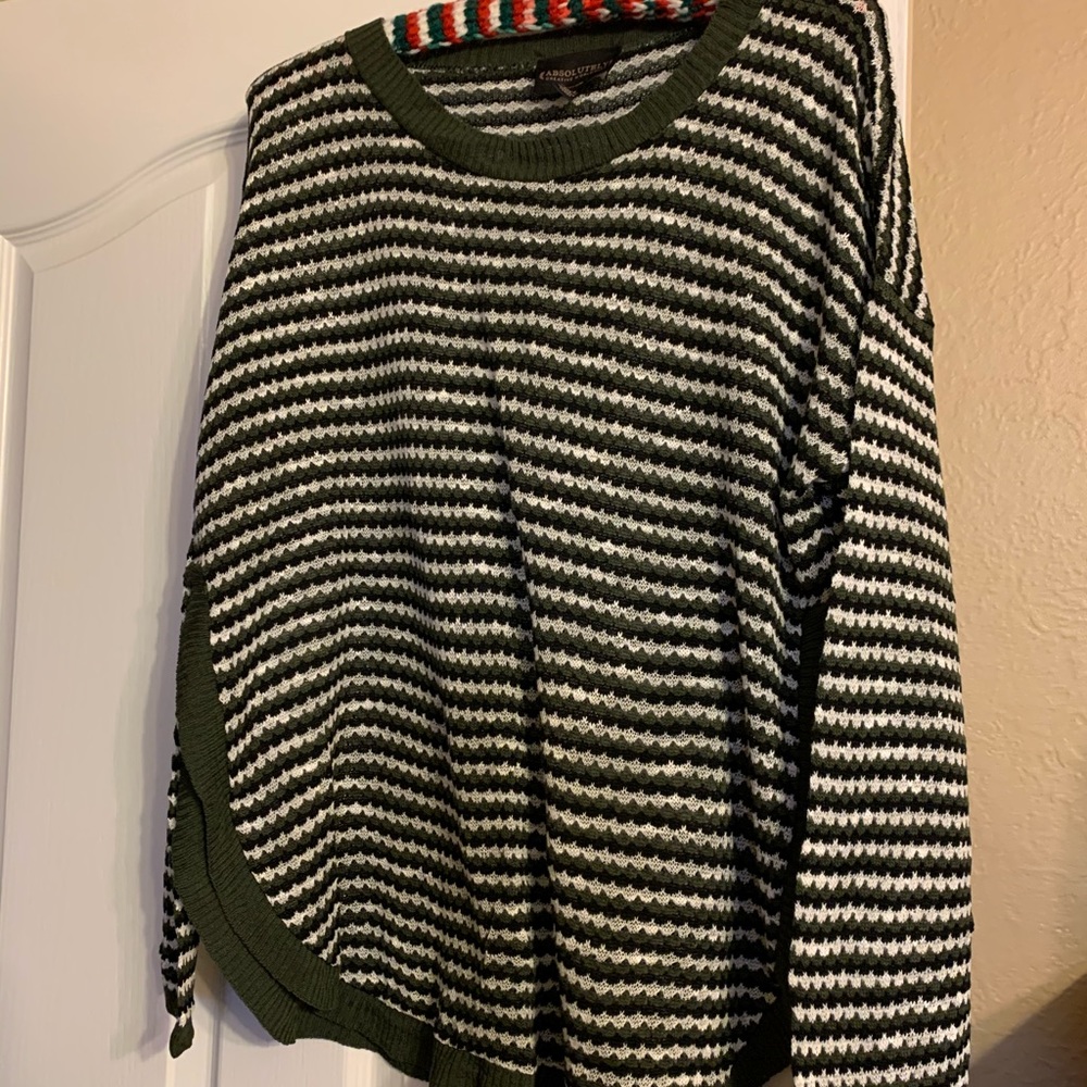Absolutely Striped sweater NWOT
